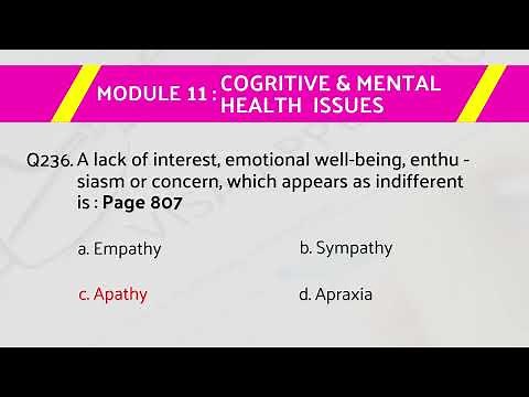 PSW Exam Review (Q&A) Module11