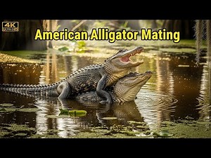 American Alligator Mating Footage Rare Wildlife Behavior in the Wild