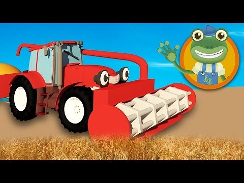 Trevor The Tractor Visits Gecko's Garage | Tractors For Children