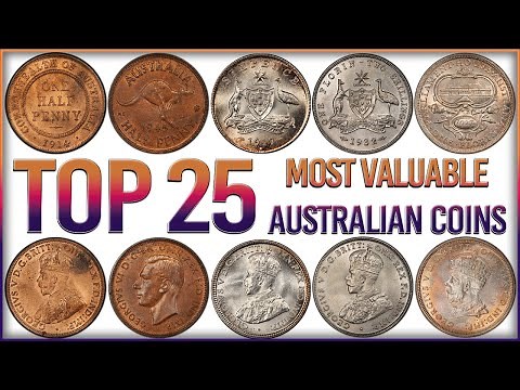 Top 25 Most Valuable Australian Coins Worth a Fortune!!