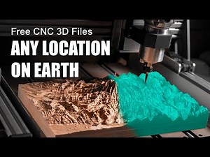 Awesome FREE Terrain Files for CNC - Easily Download STL Topographical Maps