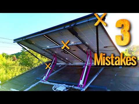 3 Mistakes I Made Building a Solar Tracker (and How I Fixed Them)
