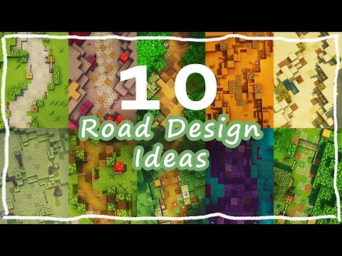 Minecraft: 10 Awesome Path Designs | TUTORIAL