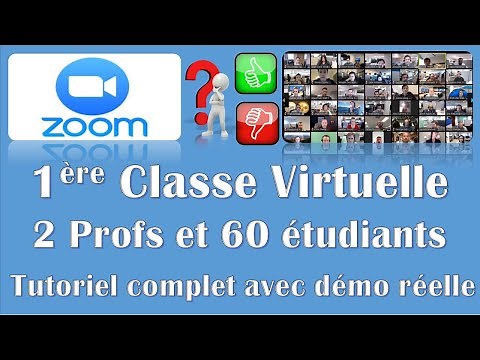 01 Tutoriel ZOOM : Comment utiliser Zoom - Vidéoconférence réunion classe virtuelles partage gratuit