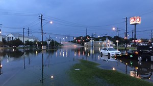 Heavy rains cause street flooding in parts of Baton Rouge