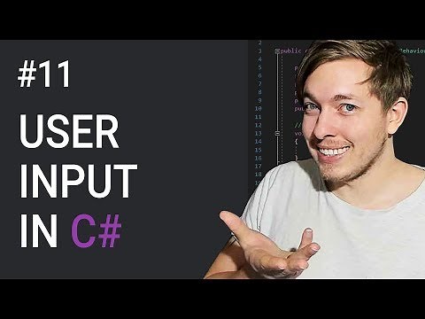 11: Get User Input In C# | Preparing You For Project | C# Tutorial For Beginners | C Sharp Tutorial