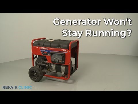 Top Reasons Generator Won't Stay Running — Generator Troubleshooting