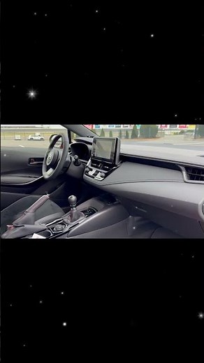 Interior look of GR Corolla 🔥