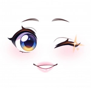 Roblox DLC Sparkling's Friendly Wink Face Limited Edition *DIGITAL Code* Worldwide | Friendly Wink Face Toy Code Avatar Editor - Etsy