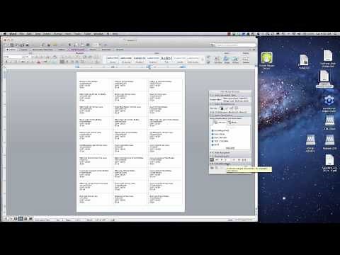 Mail Merge with Word and Excel