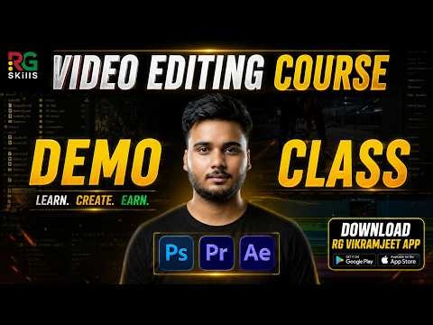 Video Editing Course: Video Editing Demo Class | Video Editing for Beginners @RG_Skills