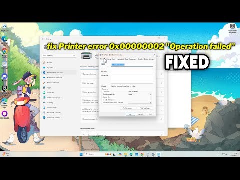 (FIXED) Printer error 0x00000002 "Operation failed" in Windows?