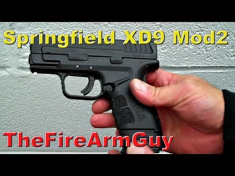 Springfield's Newest Gun - XD9 Mod 2 - TheFireArmGuy