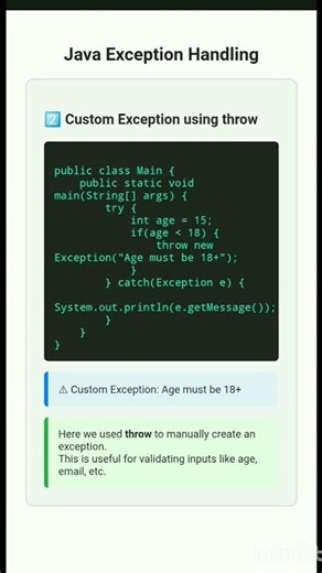 Java Exception Handling Masterclass (try-catch-finally, throw, Multi-Catch