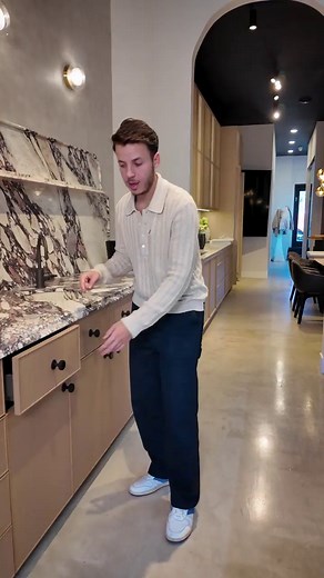 Transforming dreams into sleek designs! ✨ Check out how this ultra-thin, rounded rail shaker drawer adds a touch of modern elegance to my cabinetry. Who knew storage could look this good? 🔧🖌️ | Thekitchenguy