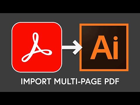 How to import a multipage PDF into Illustrator