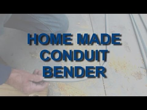 HOME MADE CONDUIT BENDER