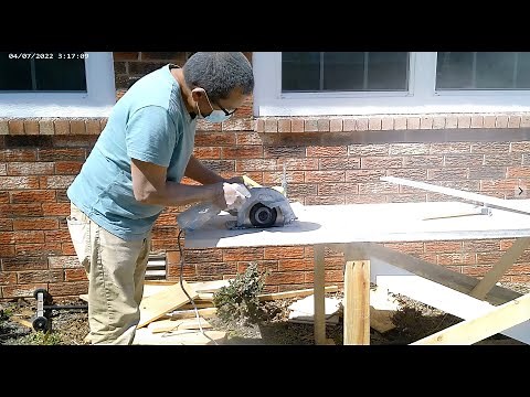 HOW TO CUT QUARTZ OR GRANITE AS KITCHEN COUNTER TOPS