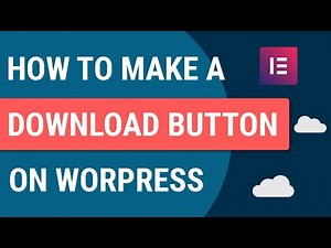 How To Make A Download Button & Link Using Elementor | Wordpress | Downloadable PDF File