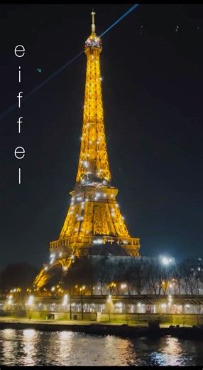 Eiffel Tower at Night | Paris | 🇫🇷🗼 #eiffeltower #paris #travel #parisdiaries #music
