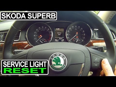 Skoda Superb II SERVICE LIGHT RESET (2008 - 2015, multi-Info Display)