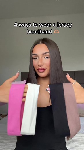 4 ways to wear a headband 🫶🏼💁🏽‍♀️💗 #fyp #headbandhairstyle #headband #headbandhairstyles #headbandstyle #jerseyheadbands #headbandtrend #differentwaystowear