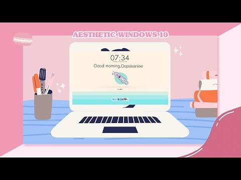HOW TO MAKE YOUR WINDOWS 10 AESTHETIC pt. 1 | how to have an aesthetic laptop *home screen*