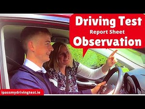 How to take Proper Observation & Pass the Driving Test in Ireland