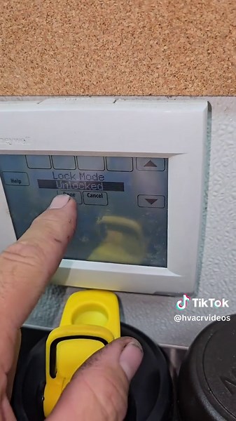 Unlocking Honeywell Vision Pro Tstat Back Door Password