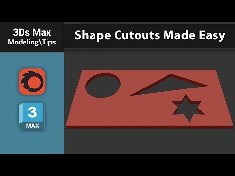 Modeling Magic with Splines | Create Complex Cutouts Easily in 3ds Max