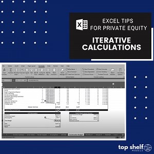 Excel Tips - Iterative Calculations — Top Shelf® Models