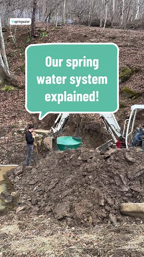 Here’s how we set up our spring water system! #springwater #ruralwatersystem #homesteading #wnc