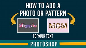 How to Create Text with a Photo or Pattern Background - The POD Files