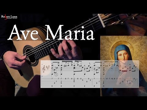 AVE MARIA - Franz Schubert - with TAB - Classical Guitar
