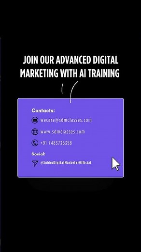 1 Month Social Media Marketing Plan for Beginners | Subbu Digital Marketer | SDM Classes