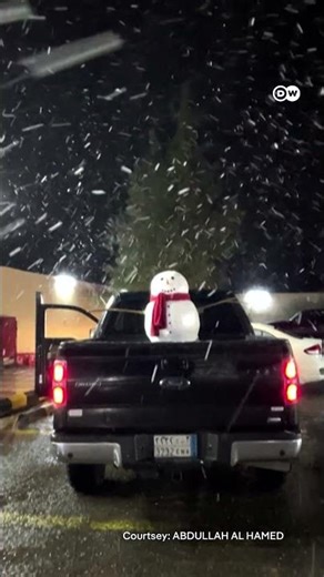 Snowfall in Saudi Arabia, a rare occurrence in the desert [Rare snowfall blankets Saudi Arabia’s ...