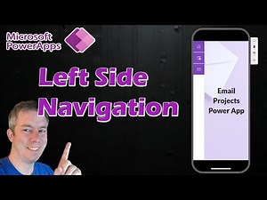 How to Easily Create a Left Side Navigation in Power Apps