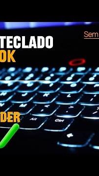 COMO ACENDER LED/LUZ DO TECLADO DO NOTEBOOK!!! RÁPIDO E PRÁTICO! MUITO FÁCIL.
