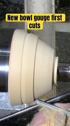 Testing a New Bowl Gouge — First Cuts & Shaping a Bowl Blank #WoodTurning #turning #BowlTurning