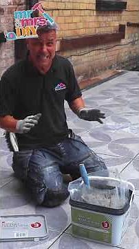 Two Ways to Grout Outdoor Tiles #shorts