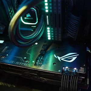 iCUE now supports ASUS graphics cards!⁣ ⁣ Make sure to have ASUS Aura Sync installed, and control any supported ASUS motherboards or graphics cards directly through iCUE.⁣ ⁣ #corsair #asus #motherboard #icue #rgb #rgbbuild #rgbpc | CORSAIR