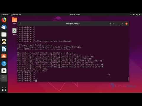 How to install Kodi On Ubuntu 19.04