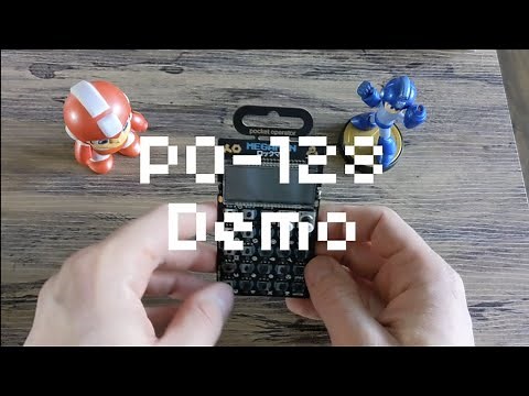 PO-128 Demo and Tutorial - Teenage Engineering Pocket Operator - Sequencer / Synthesizer