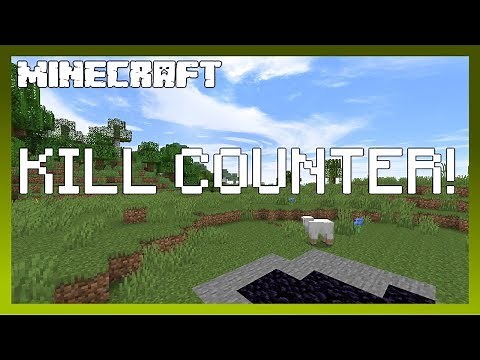 MINECRAFT - How to Make a Kill Counter - 1.15.1