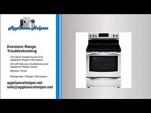 Kenmore Range Troubleshooting