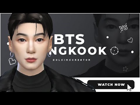 BTS | Jungkook : Create a Sim + Lookbook + CC List (The Sims 4)