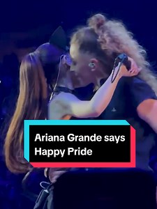 Ariana Grande performs The Boy Is Mine — Happy Pride moment at Eternal Sunshine Tour