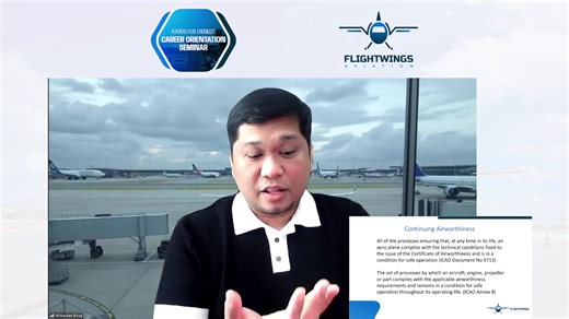 Dreaming of becoming an Aeronautical Engineer? Join us as we discuss the career path, industry realities, and opportunities in aviation. 🎙️ Speaker: Engr. Wilwaukee Bicua, RAE 📅 Date: 12/20/2025 ⏰ Time: 5:00 PM (GMT 8) Watch live, learn from industry experience, and ask your questions in the comments! 📍 Powered by Flightwings Aviation Soar high, future engineers ✈️ | Flightwings Aviation
