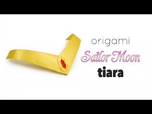 Origami Sailor Moon Tiara Tutorial - DIY - Paper Kawaii
