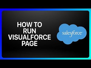 How To Run Visualforce Page In Salesforce Tutorial